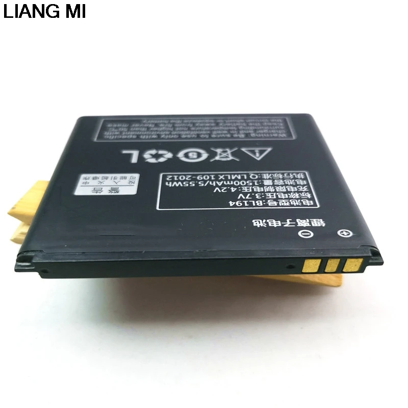 High Quality 1500 mah BL194 phone Battery For Lenovo A288T A298T A520 A660 A698T A690 A370 A530 with holder for gift | Мобильные