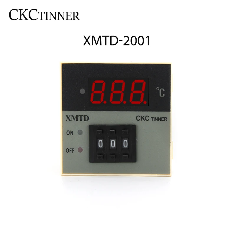 XMTD 2001 PID цифровые Дисплей Температура контроллер 0 399 ℃ 999 K E PT100 регулятор