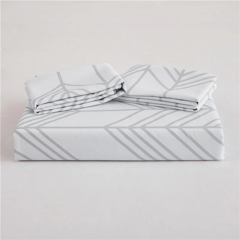 

Nordic Stripe Soft Bedding Set Queen King Size Luxury Duvet Cover Sets 2/3pcs Quilt Comforter Cover Set Home Textiles