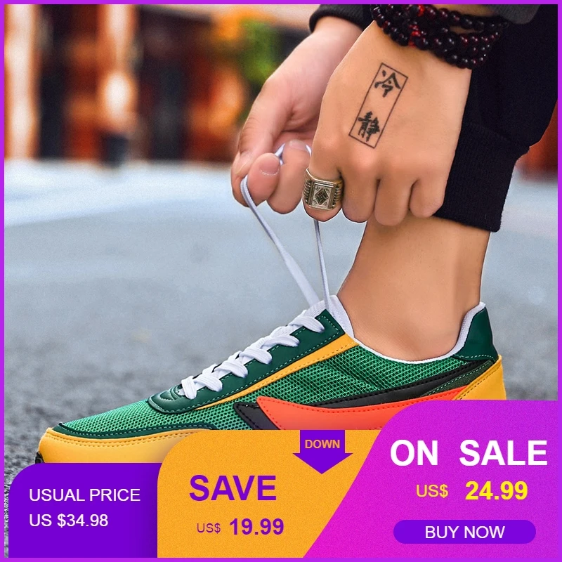 Новые легкие мужские кроссовки Nuisex обувь дышащие мокасины на шнуровке Zapatos