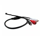 Низкая Шум CCTV Микрофон Камера мундштук аудио Палочки вверх Звуковой Монитор Mic устройства