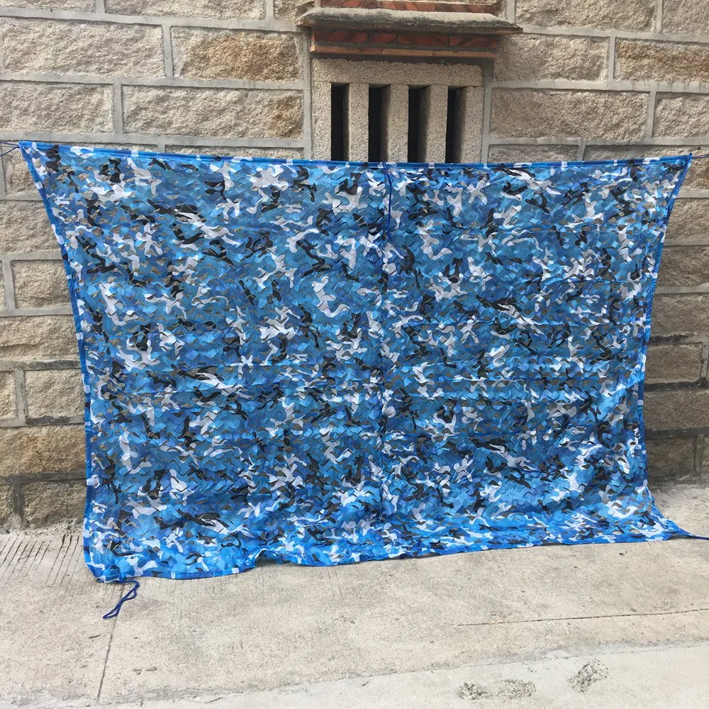 WELEAD 3x5 м усиленная камуфляжная сетка военный белый синий песок черный садовый