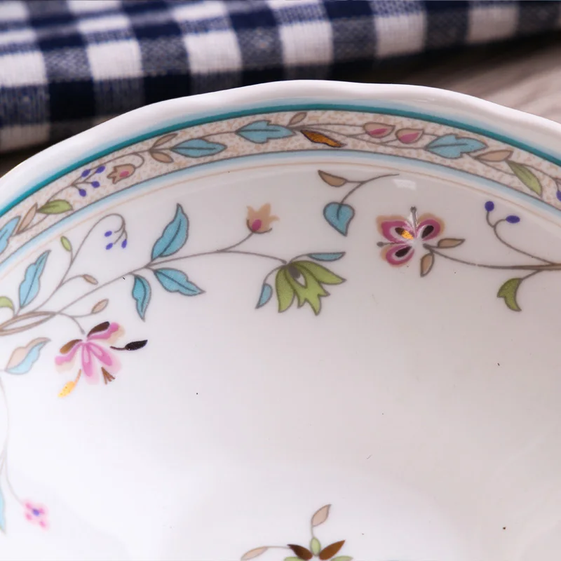 Европейский костяной фарфор кофейная чашка набор тарелок английский день чайная