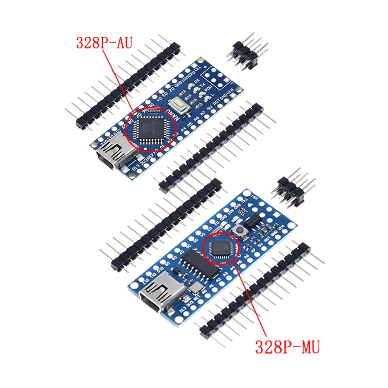 Atmega328 мини USB нано-V3.0 ATmega328P CH340G 5V 16M микро-контроллер доска для Arduino 328P Nano 3 0 CH340 -