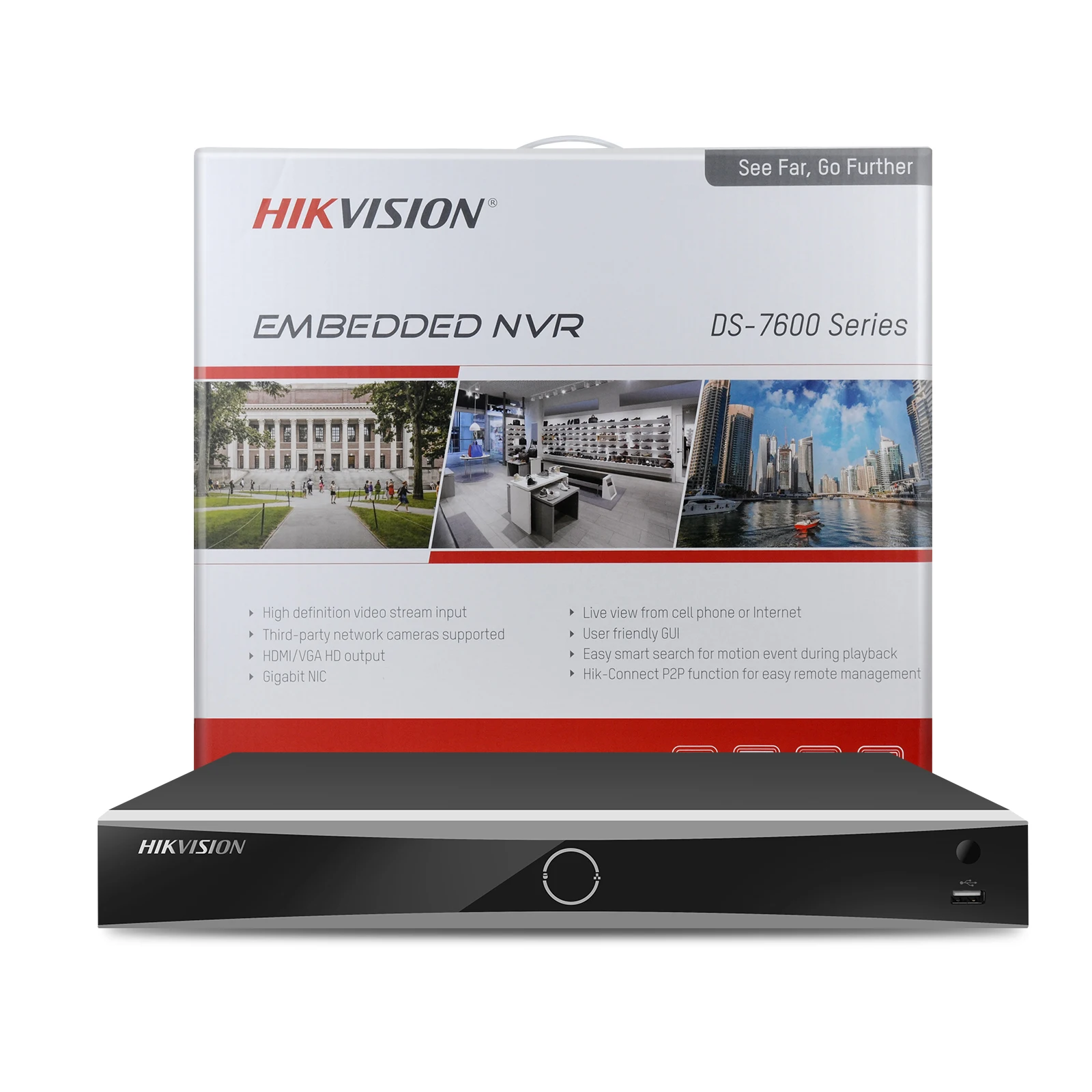 Система видеонаблюдения Hikvision 8 Мп каналов сетевой видеорегистратор - купить по