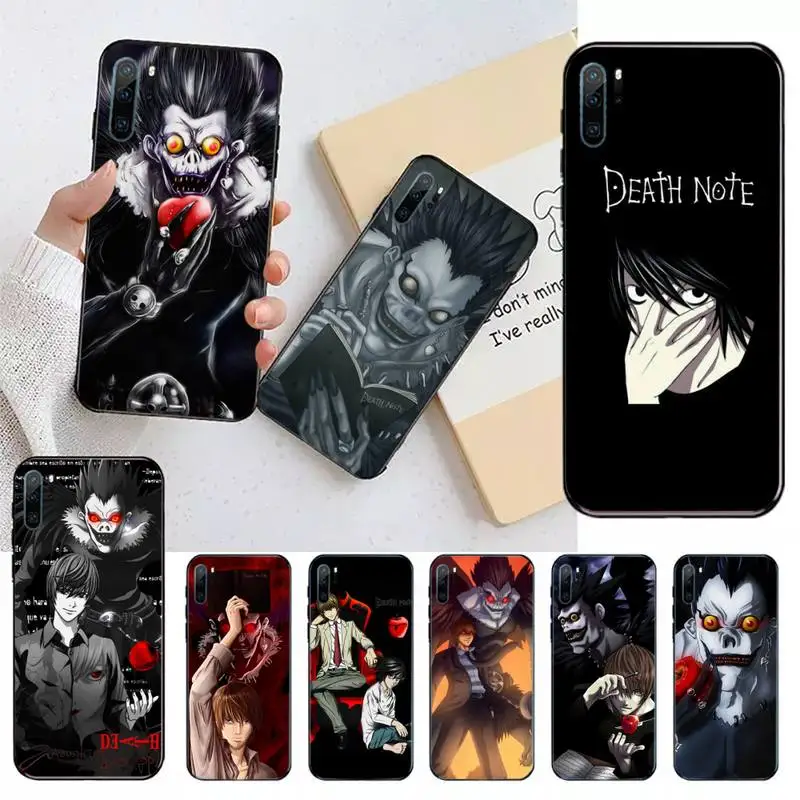 

Death Note Anime Phone Case For Huawei honor Mate 10 20 30 40 i 9 8 pro x Lite P smart 2019 Y5 2018 nova 5t