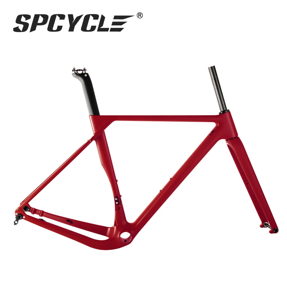 Аэродинамический дизайн велосипедная карбоновая рама Spcycle для гравия