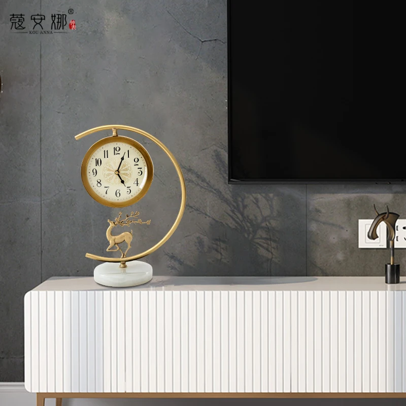 Новые настольные часы в китайском стиле для гостиной украшения модные