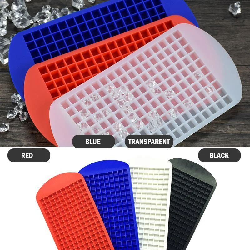 

Silicone Ice Cube Maker Trays with Lids for Freezer Ice Cream Cold Drinks Whiskey Cocktails Kitchen Tools Accessories Ice Mold