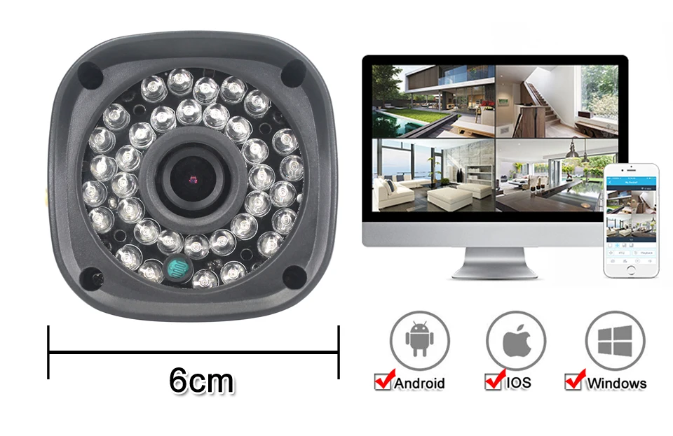 Камера видеонаблюдения с WiFi Открытый 1080P HD ИК ночного видения Домашняя безопасность ip-камера Обнаружение движения Yoosee View уличная камера наблюдения