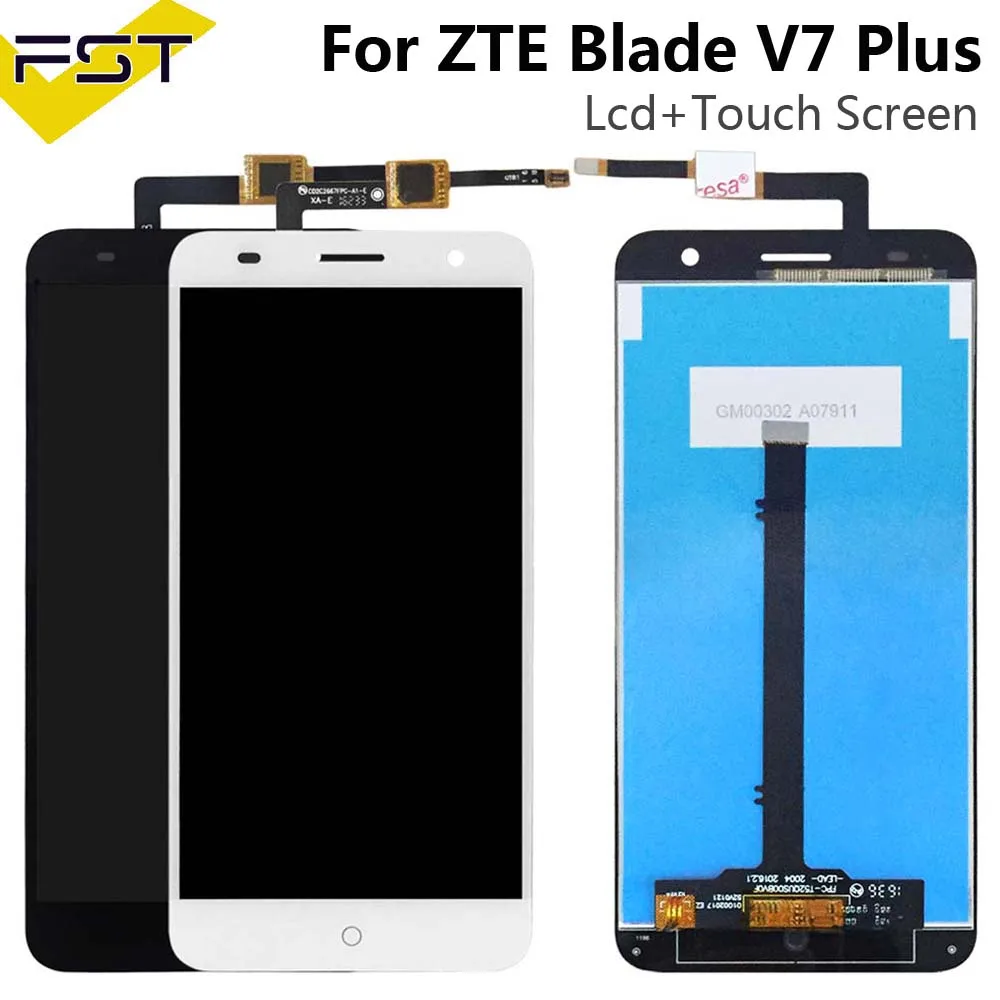 ЖК-дисплей для ZTE Blade V7 plus кодирующий преобразователь сенсорного экрана в сборе