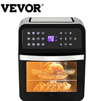 vevor 1700w mini electric air fryer oven tabletop kitchen toaster with rotisserie for pizza roast chicken bread party home use