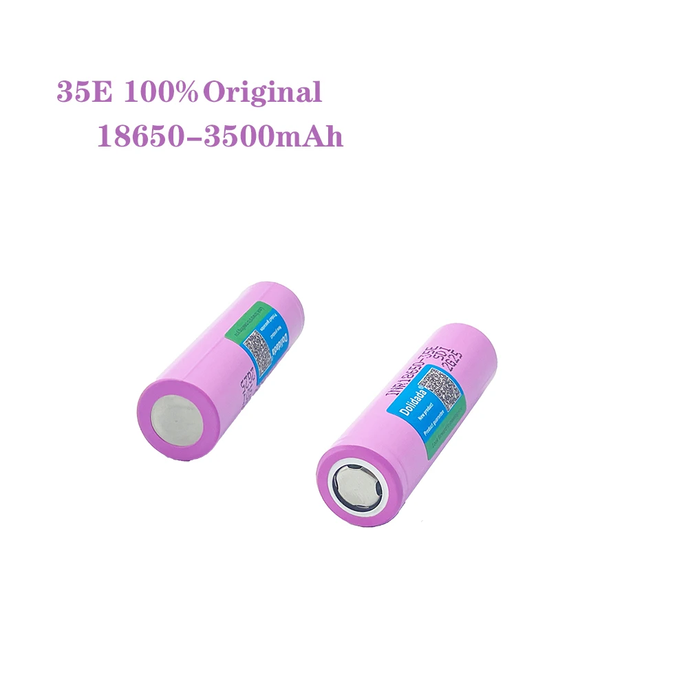 100% Оригинальный аккумулятор для dolidada18650 3500 мАч 20A разряд INR18650 35E 18650 литий ионный 3 7