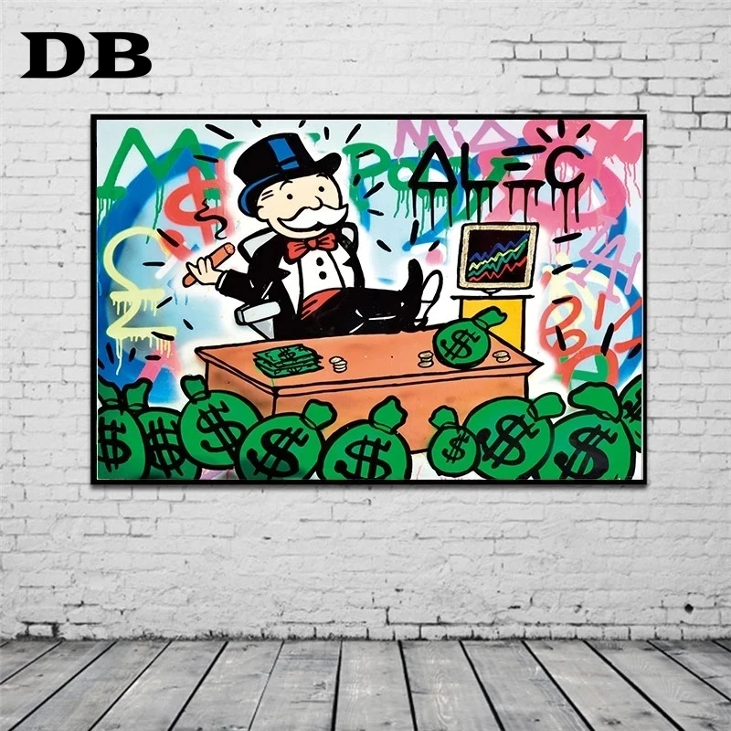 Фотообои искусство деньги плакаты принты мир ваши Современные художественные