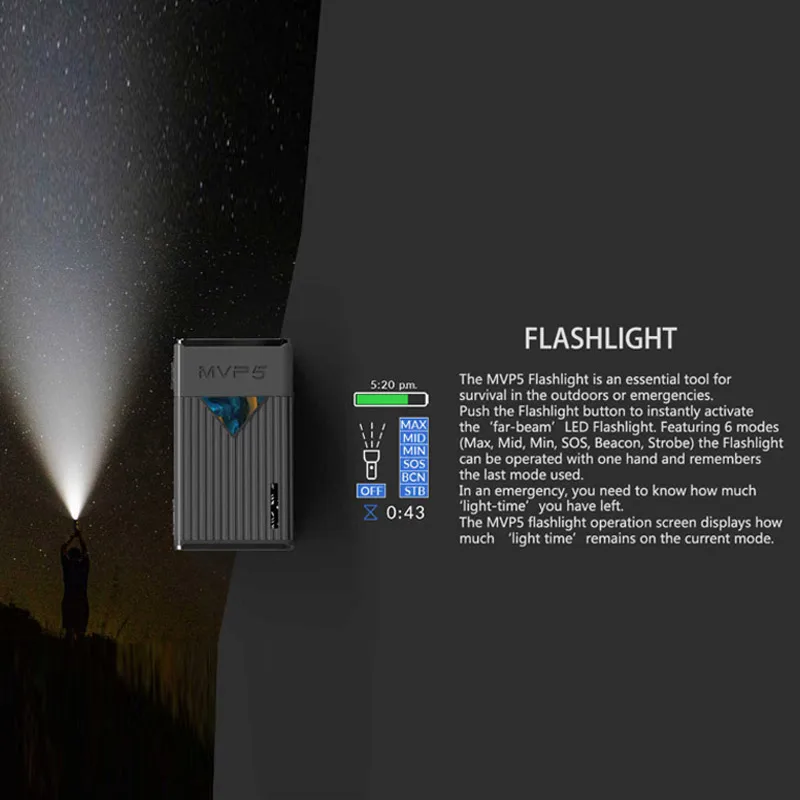 Новинка набор Innokin MVP5 Ajax встроенный аккумулятор 5200 мАч с 120 Вт коробка мод 5 мл бак