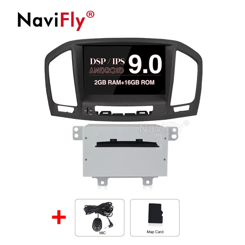 2GB-16GB-4 CORE NaviFly 4G+ 64G ips DSP Android 9,0 для Opel Vauxhall Holden Insignia 2008-2013 Автомобильный dvd Радио gps Навигация стерео плеер - Цвет: 2GB-16GB-4 CORE
