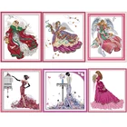 Набор для вышивки крестиком Joy Sunday, узоры летающих голубей и ангелов, 14 карат, 11 карат, набор счетных рукоделие вышивка ручная работа