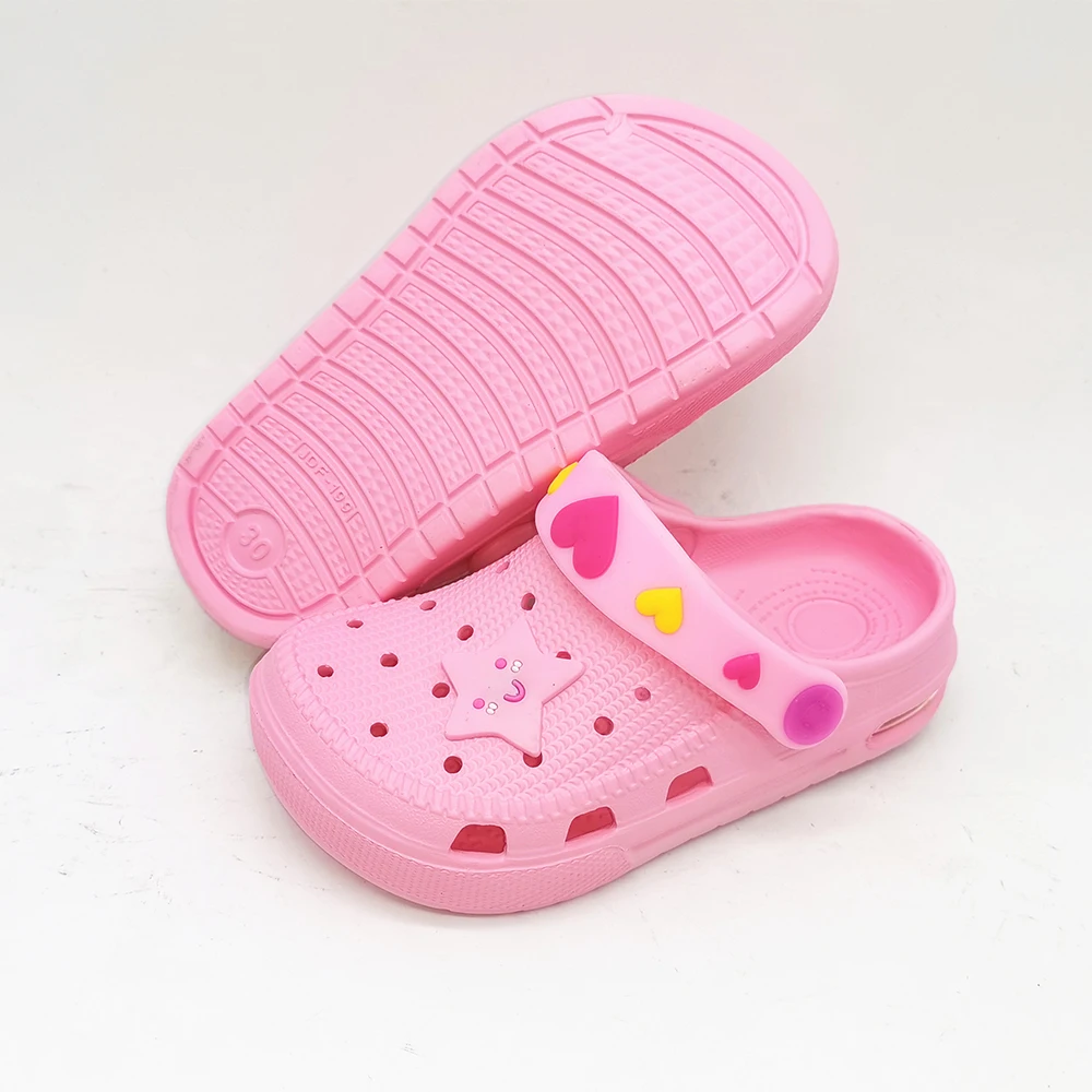 

BABY KIDS SUMMER SHOES 2021 BOYS GIRLS MULES CROCK DESIGN JELLY PVC CLOGS TPR RUBBER OUTSOLE ANTI-SLIPPERY BEACH SANDALS