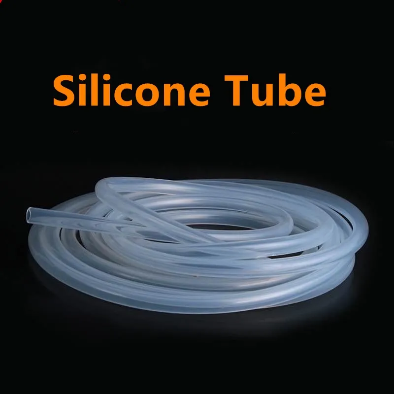 

1/3/5 Meters Transparent Food Grade Silicone tube 2 4 6 8 10 12 Flexible Garden Rubber hose Aquarium Soft Tubing