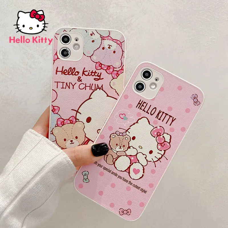 

Hello Kitty for iPhone 6S/7/8P/X/XR/XS/XSMAX/11/12Pro/12mini cartoon cute silicone phone case
