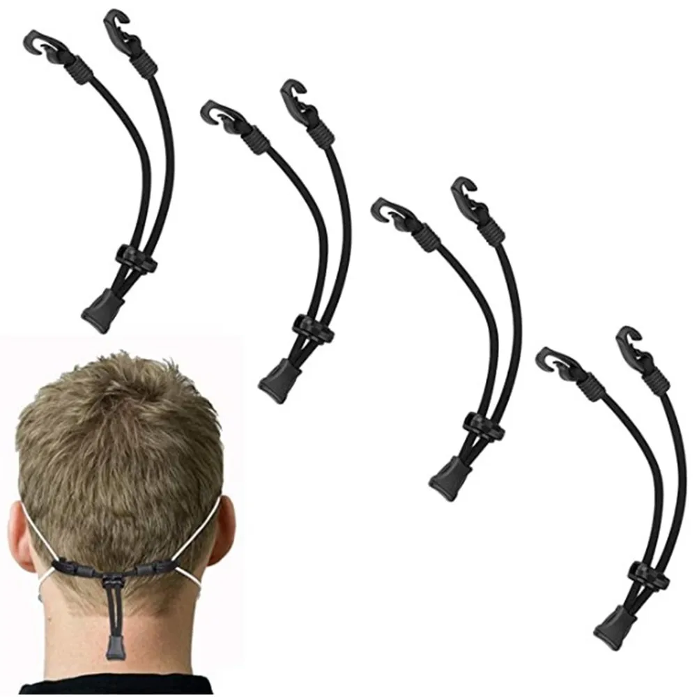 

2pc Mask Extender Anti-tightening Ear Protector Holder Mask Ear Rope Extension Adjustment Buckle Mask Accessories