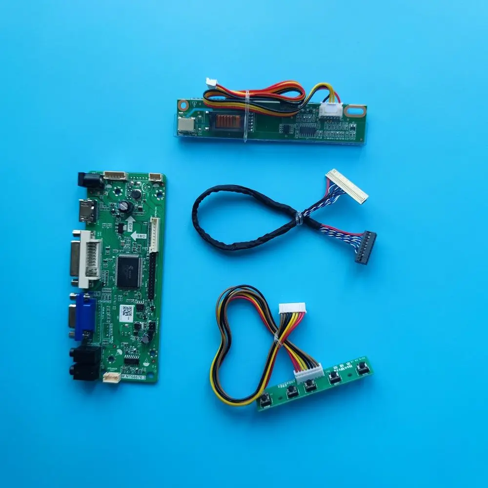 

HDMI-Совместимость с B154PW02 V3 B154PW02 V0 B154PW02 V1 15,4 "1440x900 60hz LCD DVI 1CCFL плата контроллера M.NT68676 VGA