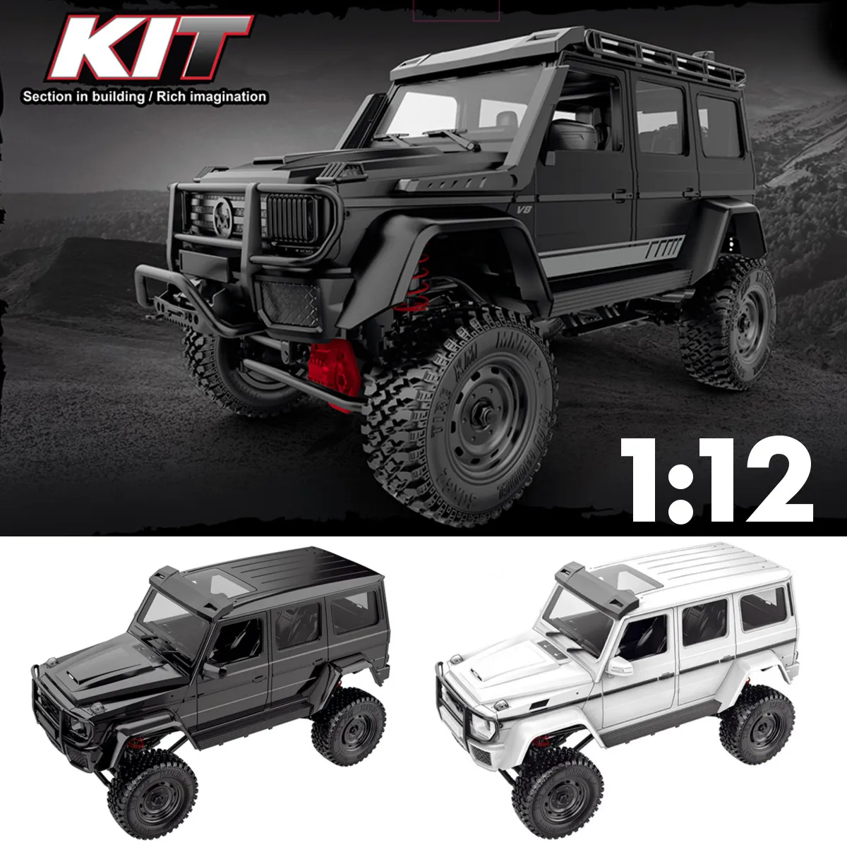 

Комплект радиоуправляемого автомобиля MN MN86K G500 1/12 2,4G 4WD, несобранная модель внедорожника «Бен-Биг», модель самодельного грузовика, игрушки д...