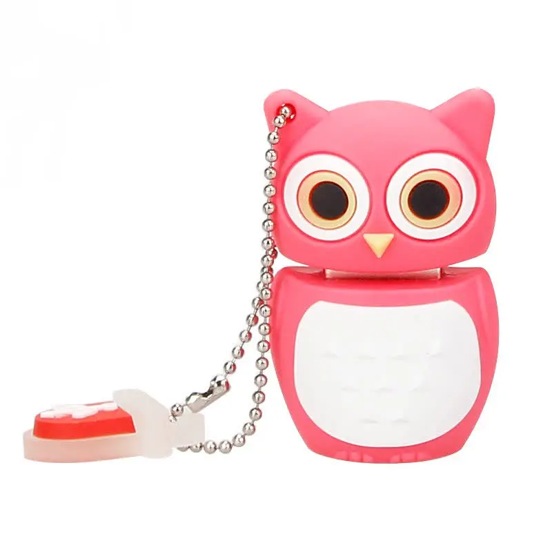 USB флеш-накопитель с милыми животными, 64 ГБ, флешка с рисунком совы, 8 ГБ, флеш-карта памяти, 16 ГБ, USB флешка, 32 ГБ, креативный специальный подарок