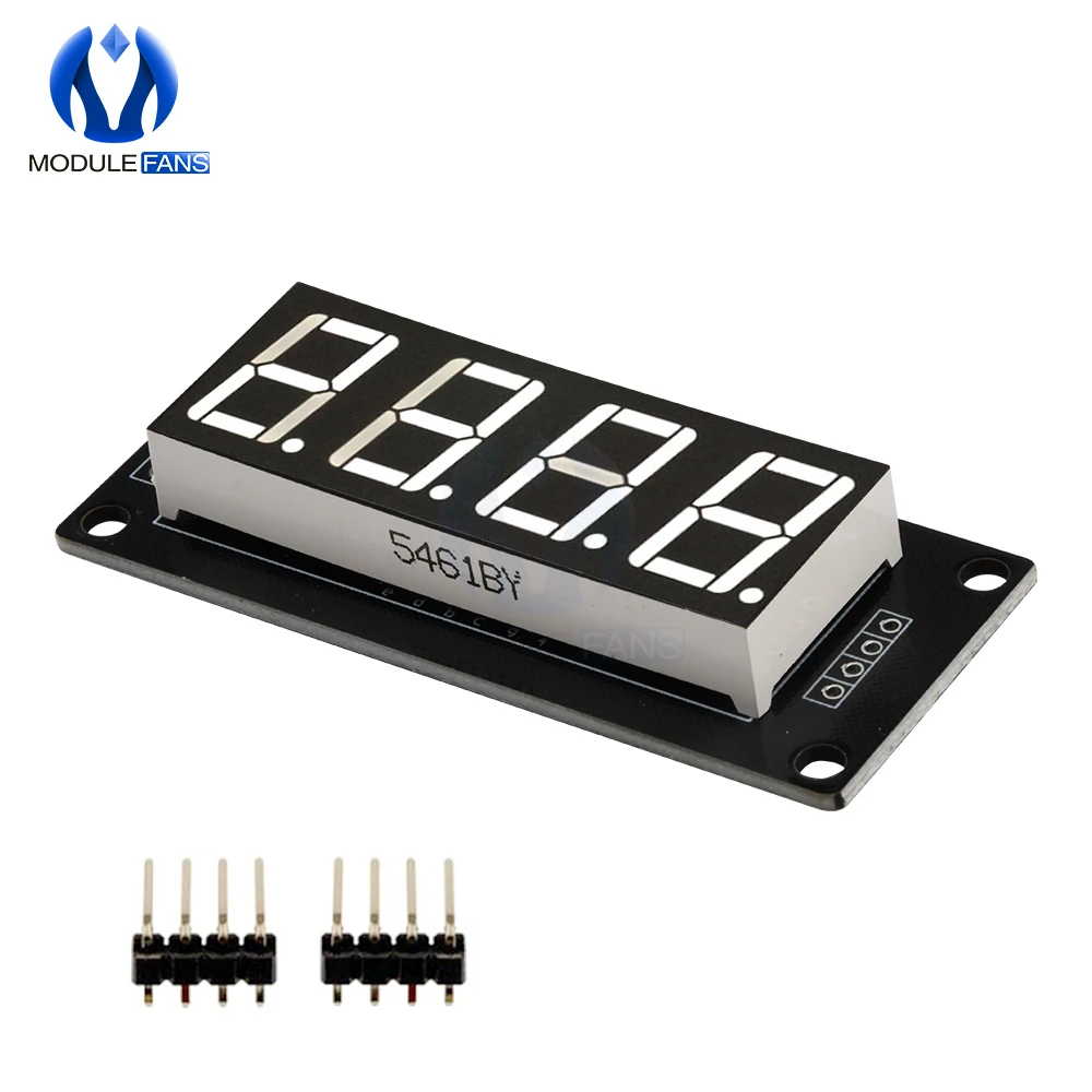 Светодиодный дисплей TM1637 4 значный индикатор для Arduino сделай сам 0 56 дюйма красный