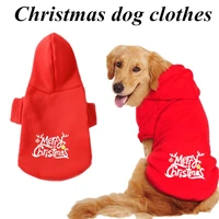 1pc christmas winter dog cat s xl two feet hoodies warm red pet clothes dog dress dogs costumes