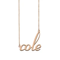 cole name necklace custom name necklace for women girls best friends birthday wedding christmas mother days gift