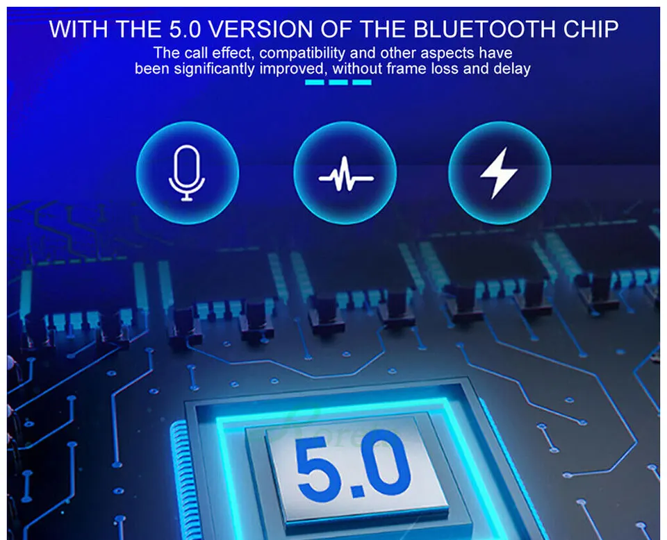 Roreta мини беспроводные наушники Bluetooth 5,0 Громкая связь вызов шумоподавление Гарнитура с затычки в уши для микрофона наушники для iPhone