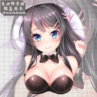 Коврик для мыши 3D серия Sakurajima Mai с аниме, игровой коврик для мыши, нескользящий Настольный игровой коврик с подставкой для запястья, рождественские подарки, Новинка