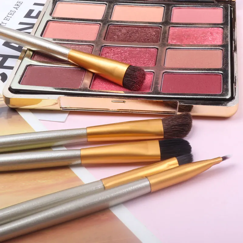 Dighealth Профессиональные портативные мини кисти для макияжа глаз Подводка тени век