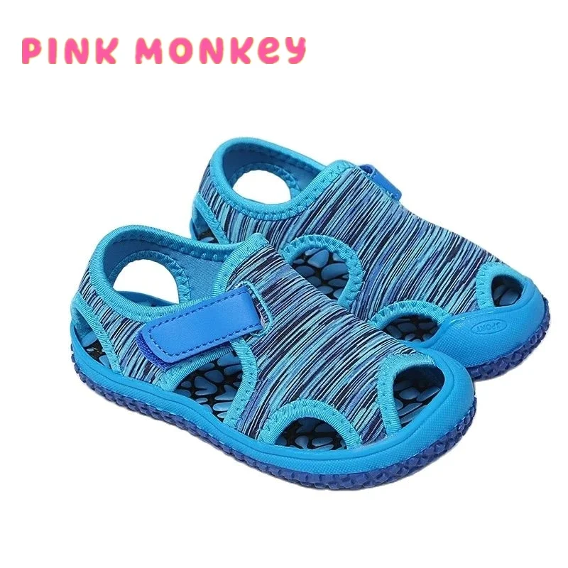 

Classic Baby Girls Boys Classic Children Beach Sandals Soft Bottom Non-slip Infant Shoes Kids Outdoor Anti-collision Shoes