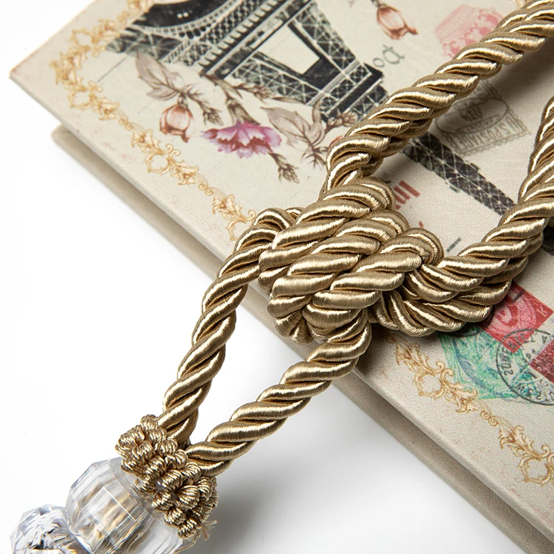 2 шт. кисточкой Шторы Tieback с украшением в виде кристаллов бисера подвесной шар