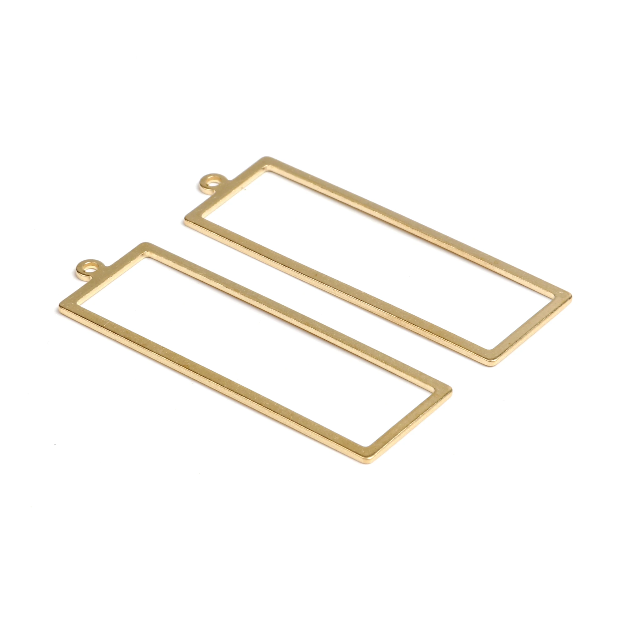 Латунные геометрические подвески фурнитура для сережек подвеска из сырой латуни