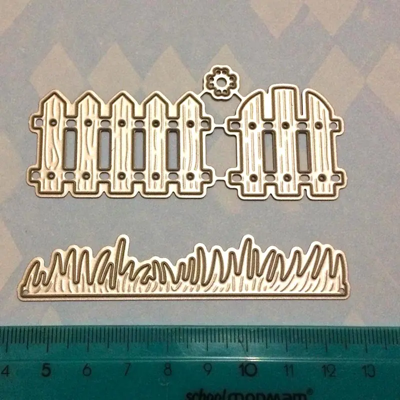 Металлический Сталь трава забор цветочного сада трафаретная пресс-форма для DIY