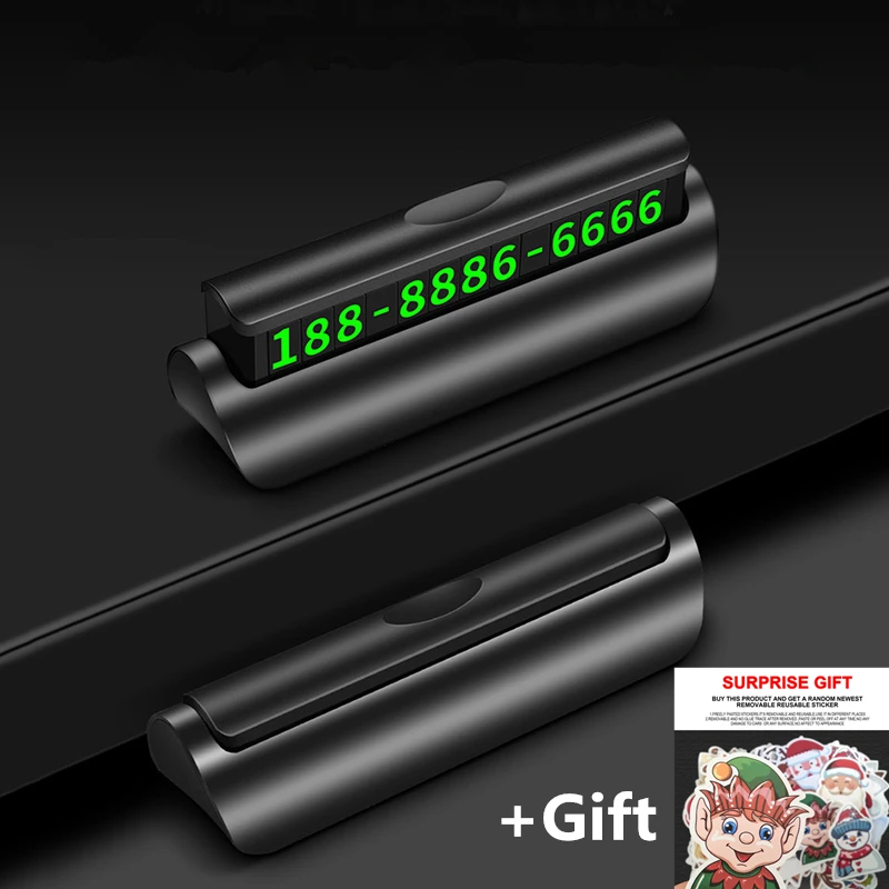 Автомобильная карточка с номером телефона временная парковочная карта