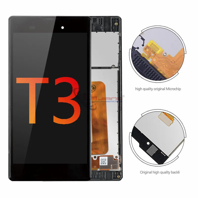 Оригинальный ЖК дисплей Liujiang для Sony T3 M50W D5103 D5102 сенсорный экран дигитайзер с