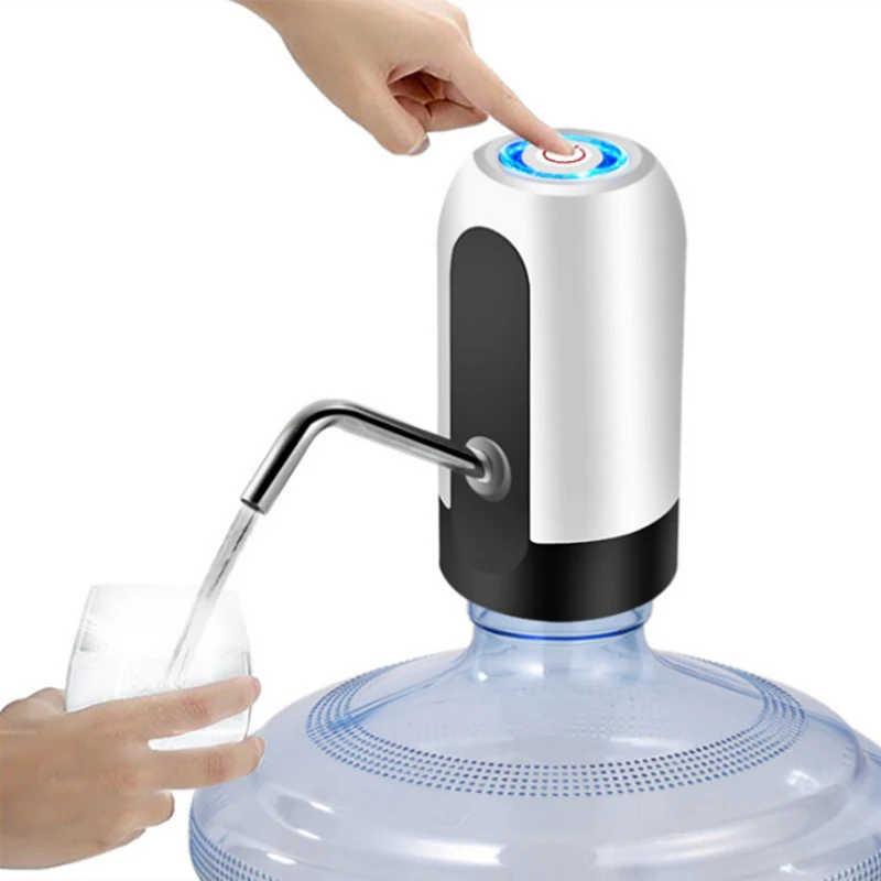 

Bottle Pump USB Charging Automatic Electric Water Dispenser Pump One Click Auto Switch Drinking Dispenser Home Essentials