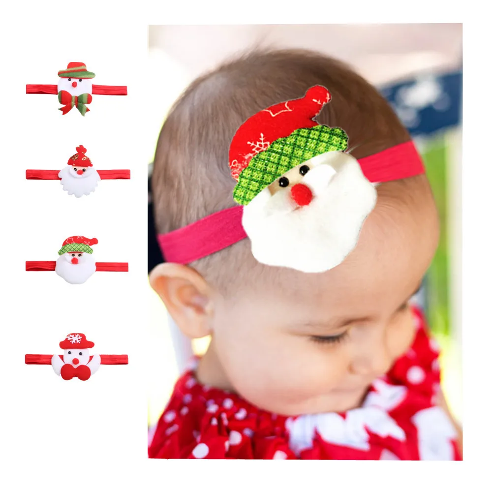 

120 шт./лот DIY Простые мульти ткани рождественские детские повязки на голову для вечерние эластичные повязки на голову инструмент для укладки...