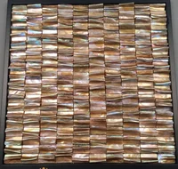 11 PCS 3D Natural Mother Of Pearl Shell Mosaic For Kitchen Backsplash Bathroom Wall Shell Tile MOPSL058