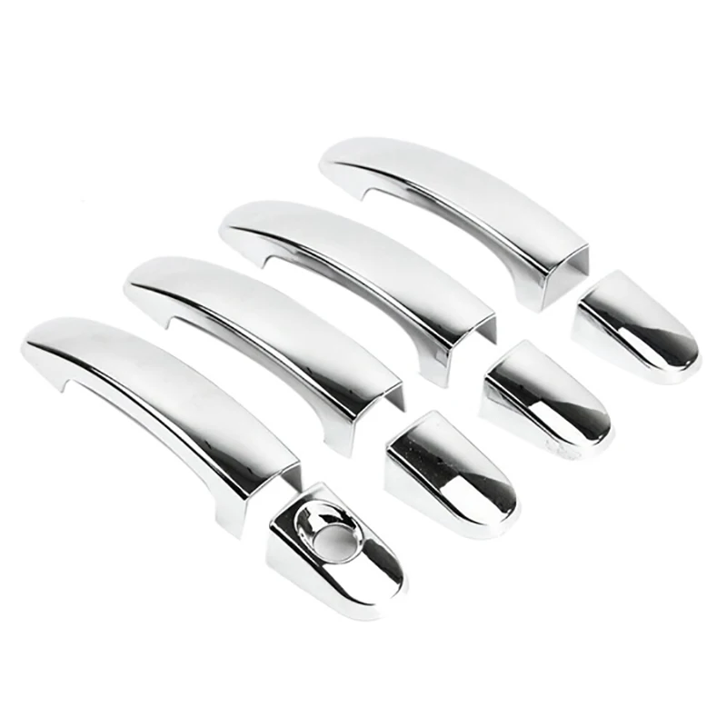 4PCS for Ford Ranger Everest 2012+ Car Chrome Door Handle Cover Trim Decorator Sticker Exterior Accessories | Автомобили и
