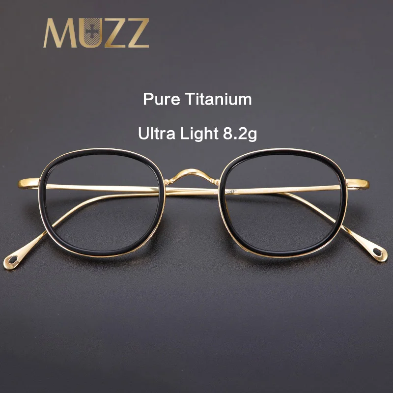 Овальные очки из чистого титана маленькая оправа для очков женские близорукости