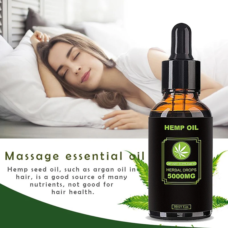 Масло 5000mg CBD органические семена конопли масло Премиум Растительные Травы