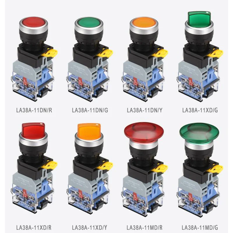 Регулируемый/2-кнопочный переключатель с светильник кой 22 автоматическая