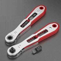 1pc upgrade mini ratchet wrench phillips slotted bits holder 14 hex shank screwdriver handle for narrow space hand tools set
