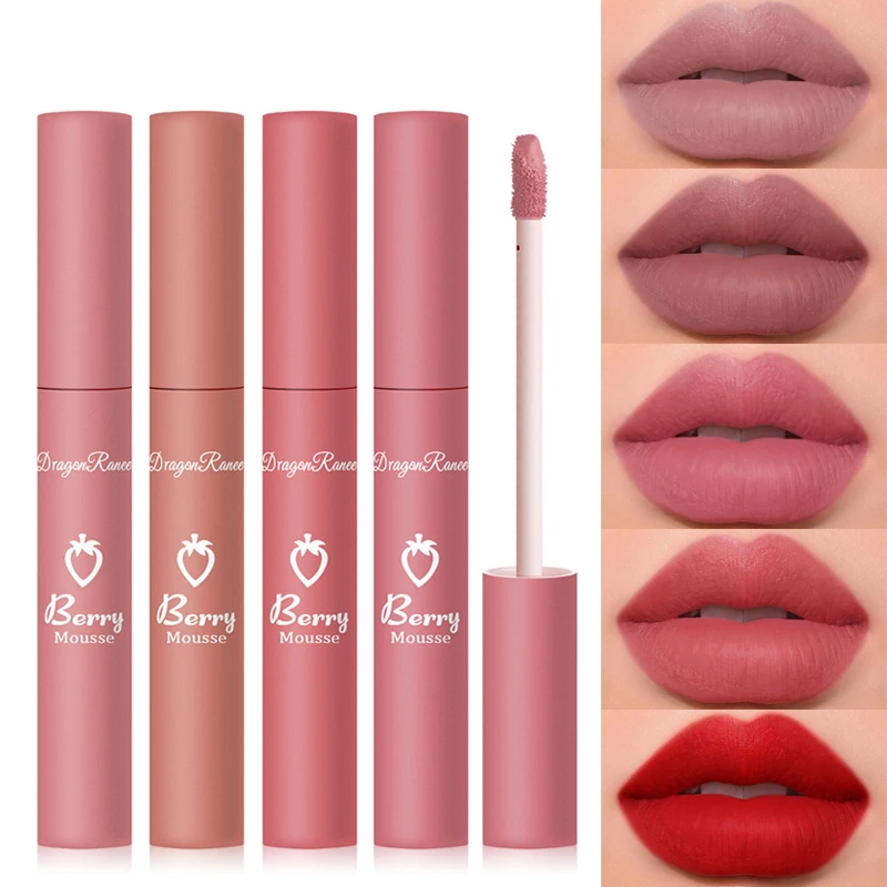 

Бархатный матовый блеск для губ 12 цветов водостойкая Стойкая не липкая чашка не выцветающая красная Сексуальная жидкая помада для женщин М...