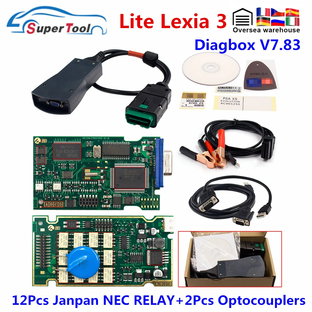 PP2000 Lexia Diagbox V9.91 Full Chip Firmware 921815C For Peugeot Citroen OBD2 Car Diagnostic Tool Lexia3 V48/V25 Code Read | Автомобили и